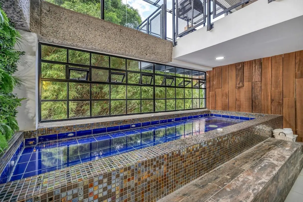 Apartment Nowa Terra Ph - Heated Small Pool, Bbq & Ac Lleras Park Medellin